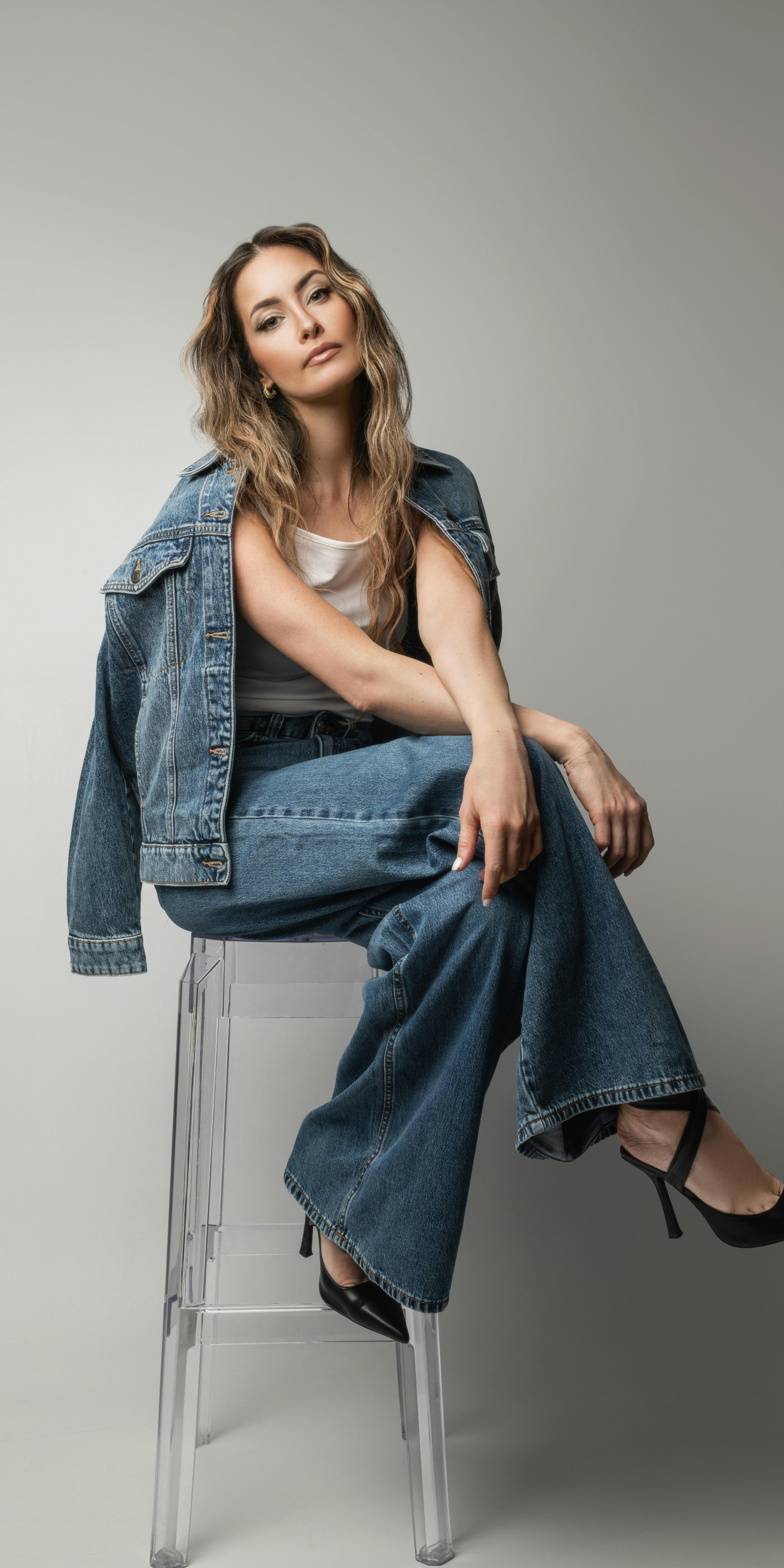 Palazzo Jeans (Wide Leg)