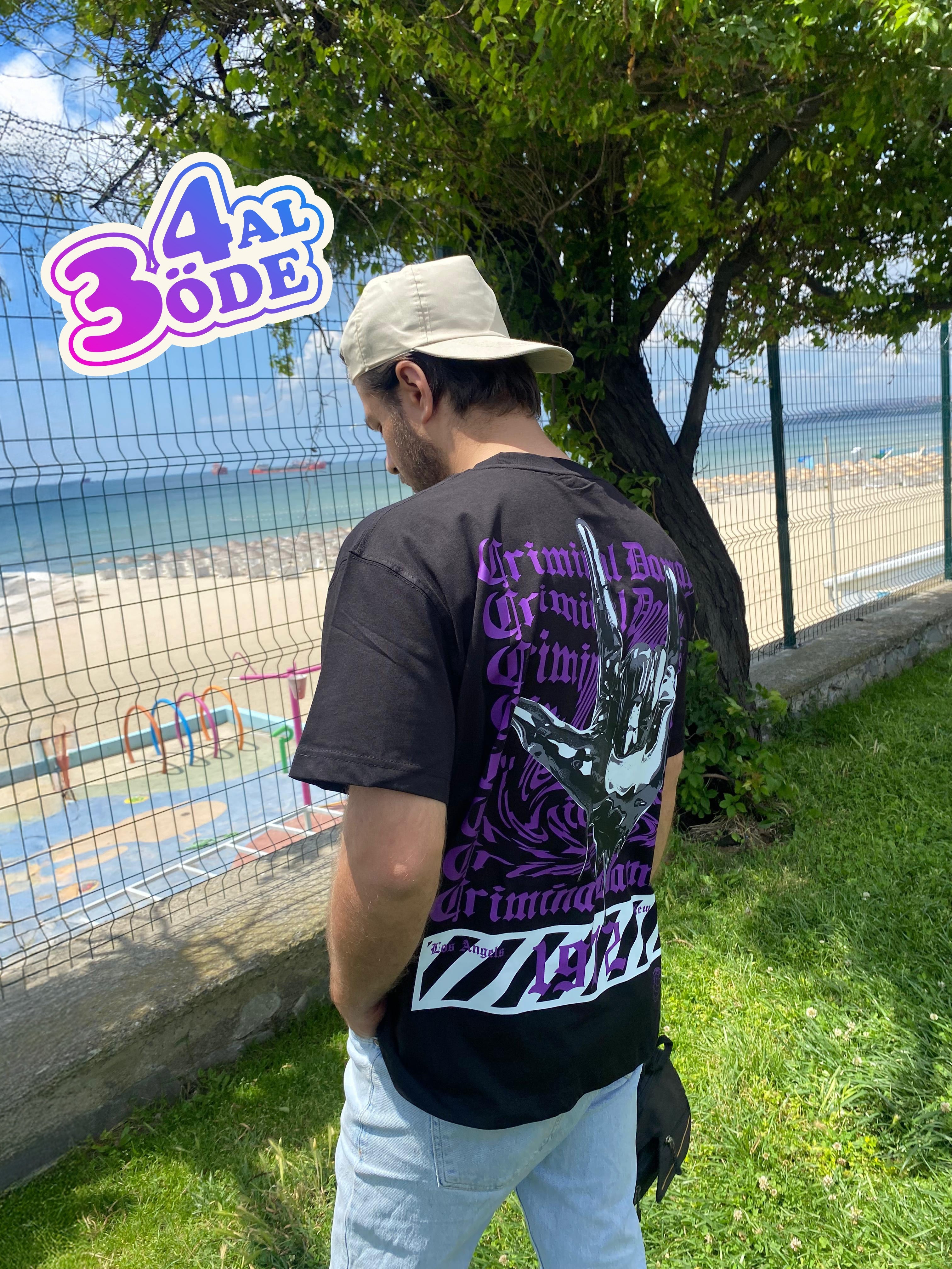 Siyah Oversize Tişört