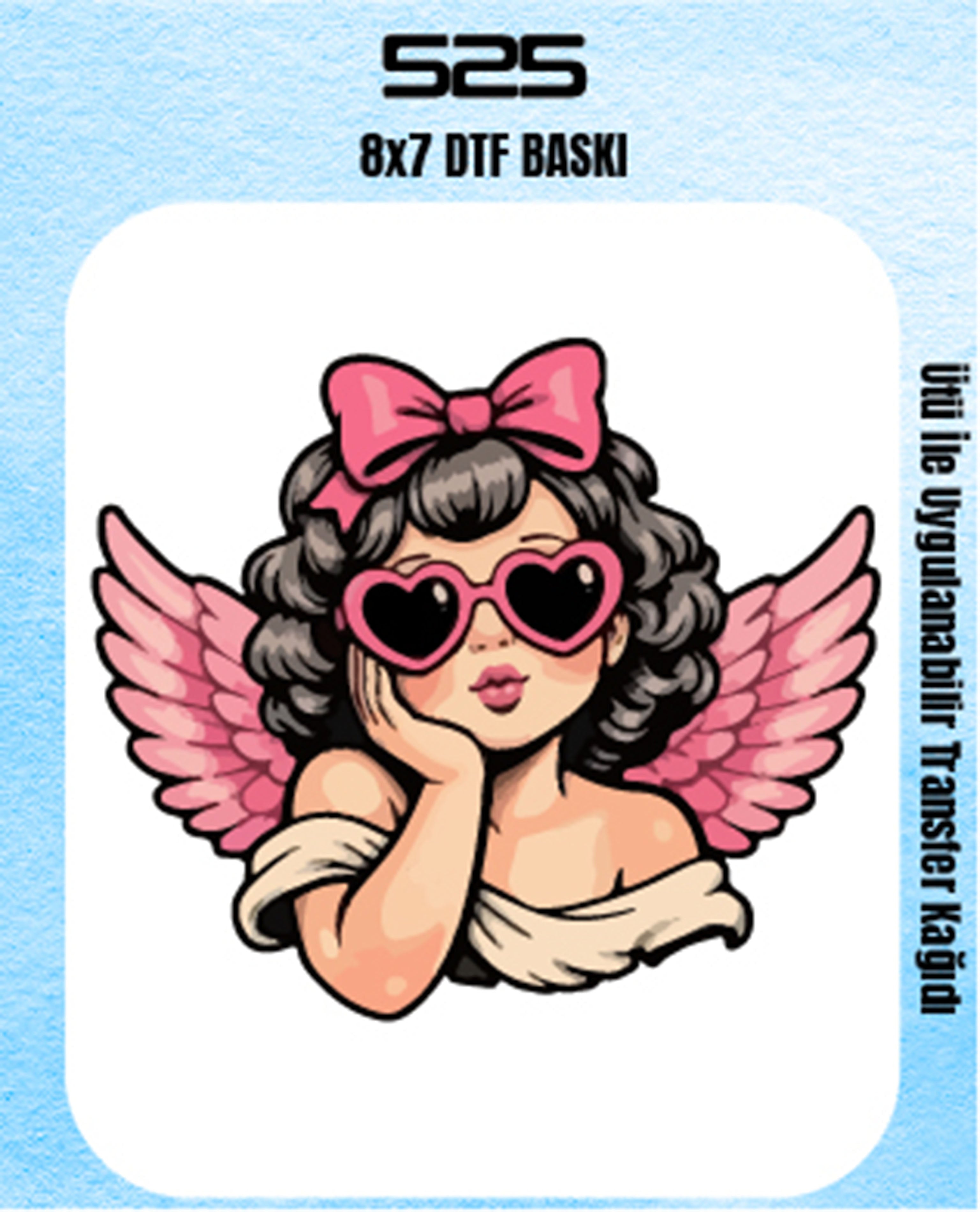 Ütü Ile Yapışan Tekstil Dtf Baskı Tişört Baskısı