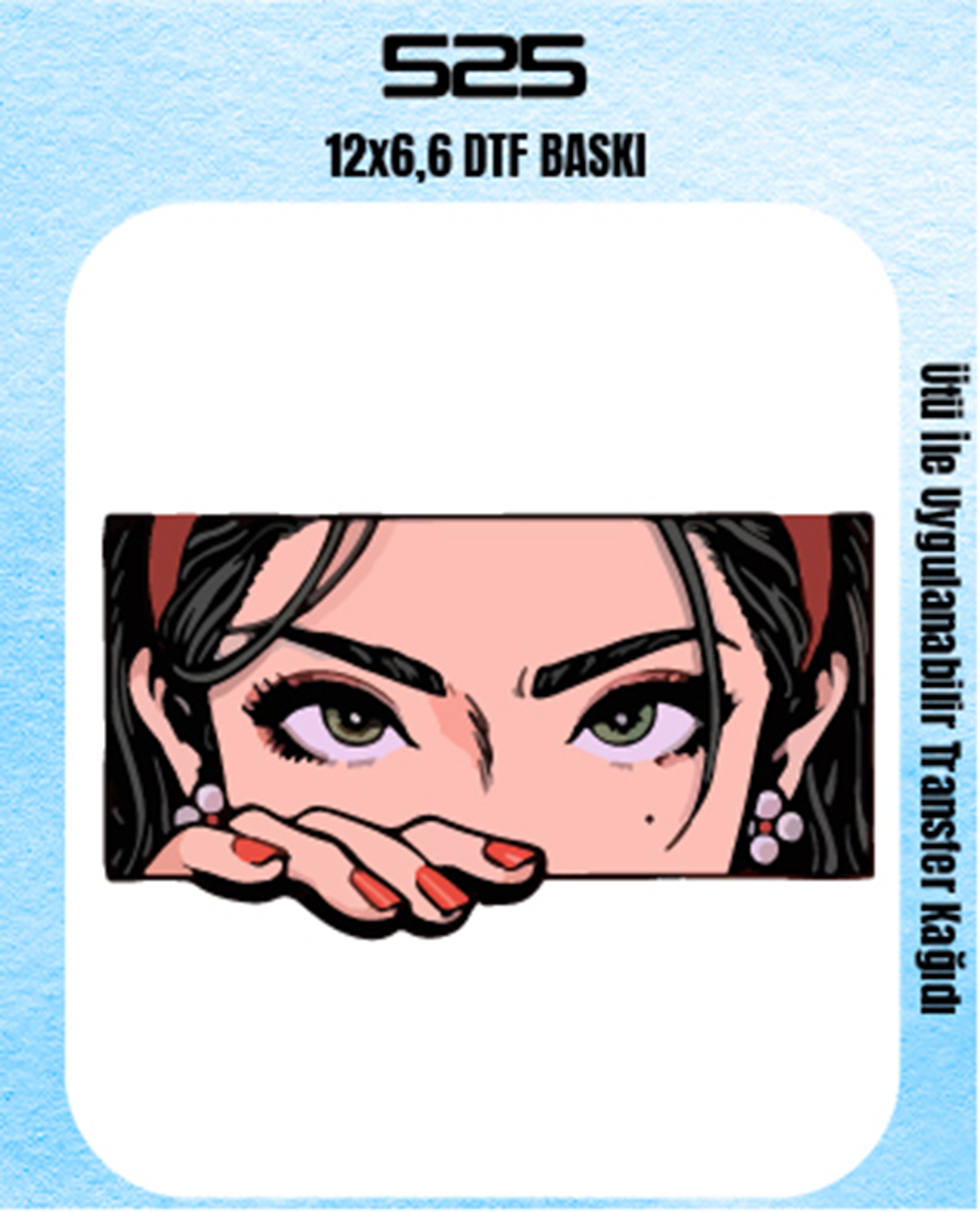 Ütü Ile Yapışan Tekstil Dtf Baskı Tişört Baskısı