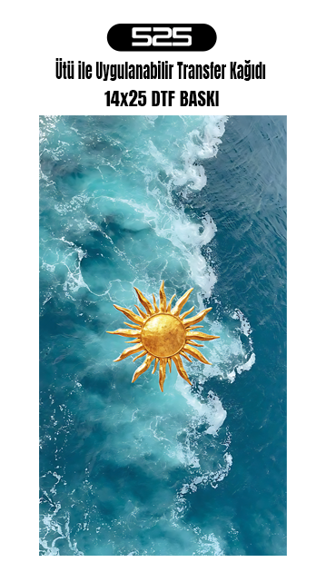 Ütü Ile Yapışan Tekstil Dtf Baskı Tişört Baskısı