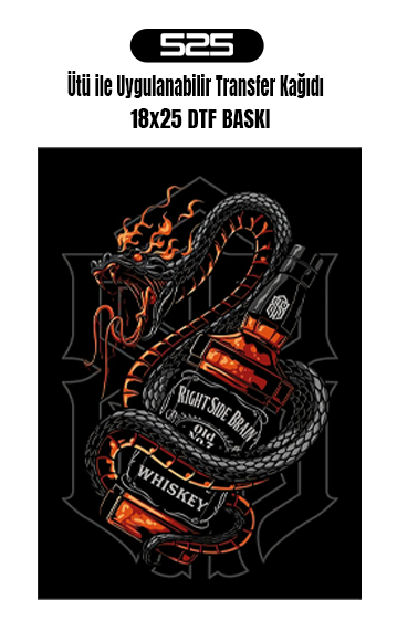 Ütü Ile Yapışan Tekstil Dtf Baskı Tişört Baskısı