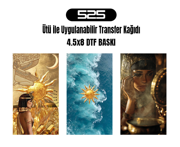 Ütü Ile Yapışan Tekstil Dtf Baskı Tişört Baskısı