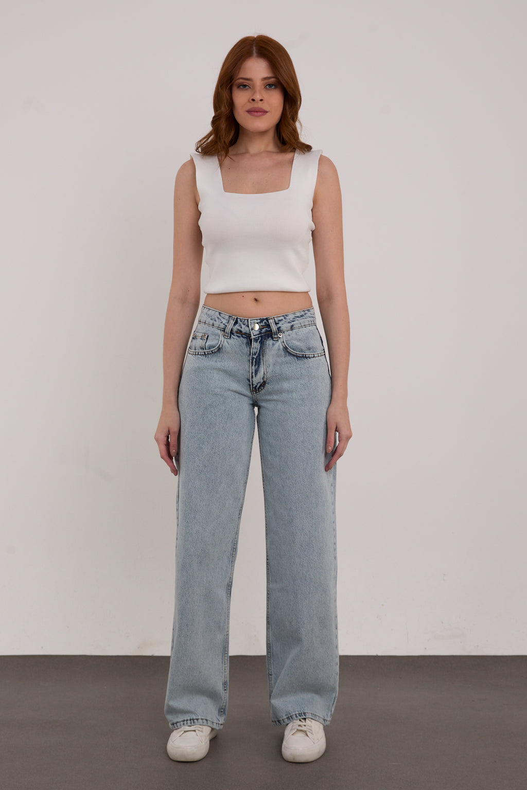 Wide Leg Palazzo Jeans