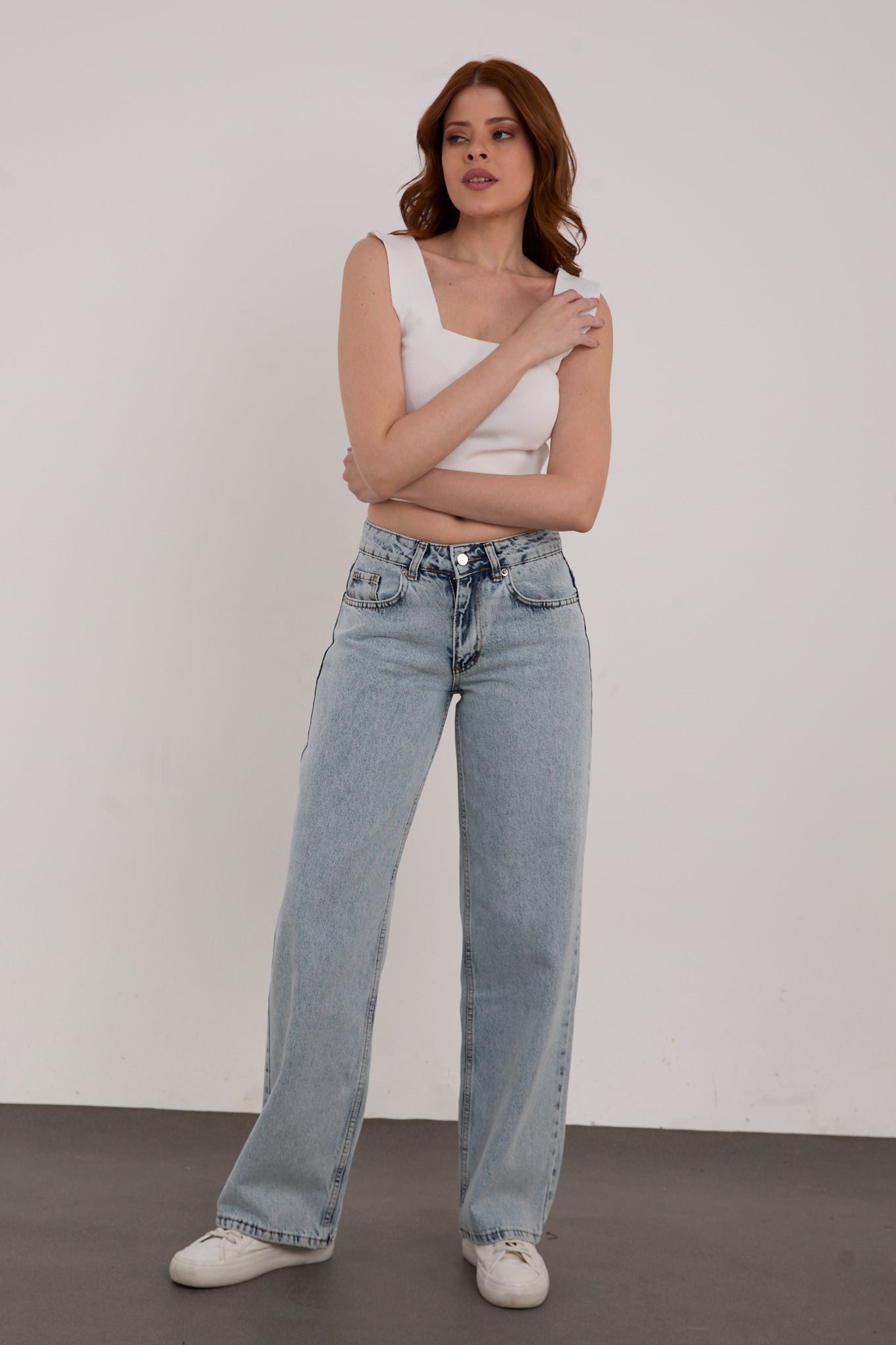 Wide Leg Palazzo Jeans