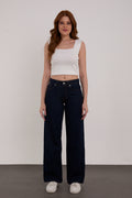 Wide Leg Palazzo Jeans
