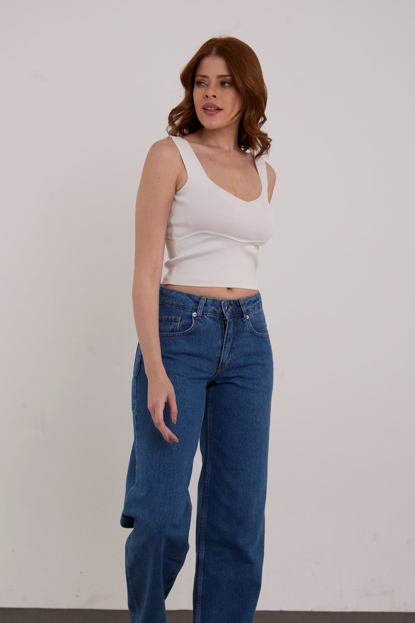 Wide Leg Palazzo Jeans