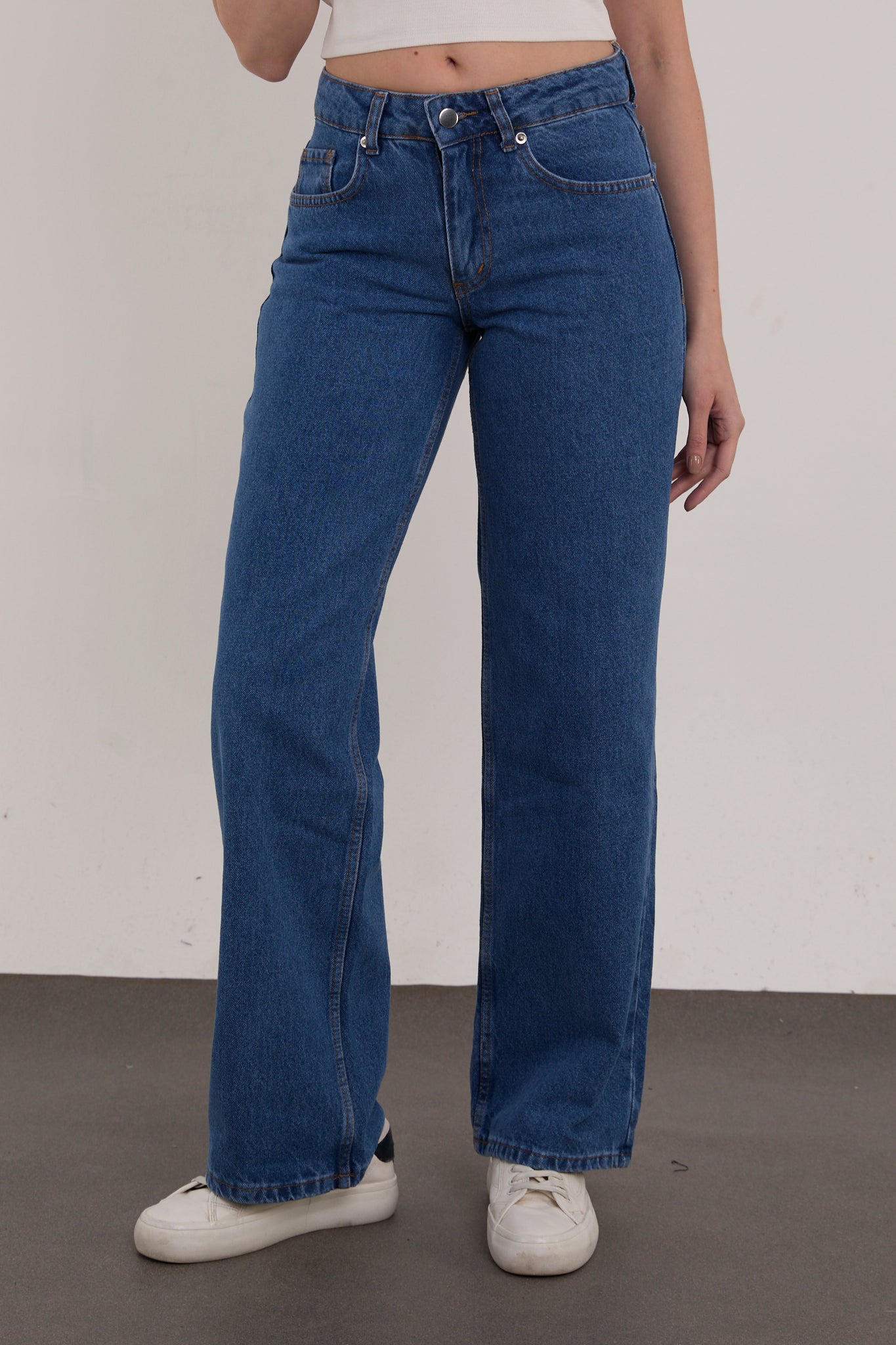 Wide Leg Palazzo Jeans