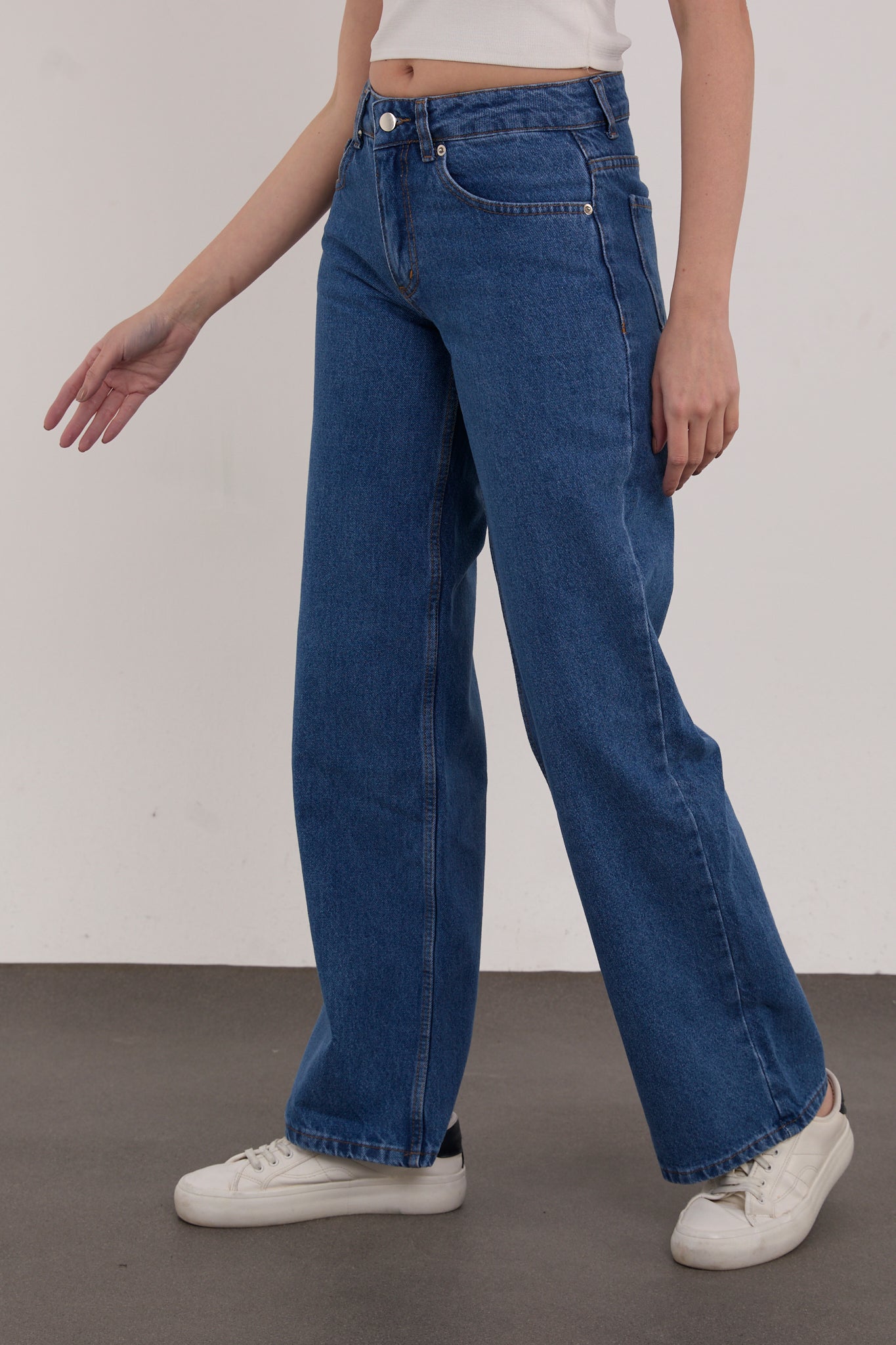 Wide Leg Palazzo Jeans